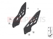 HP Carbon heel guard - BMW Motorrad S 1000 RR 10 (0507,0517) 2011