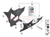 HP carbon-fiber engine spoiler - BMW Motorrad S 1000 RR 10 (0507,0517) 2011