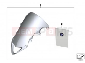 Windshield, high, tinted - BMW Motorrad S 1000 RR 10 (0507,0517) 2011