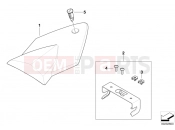 Stool cover - BMW Motorrad S 1000 RR 10 (0507,0517) 2011