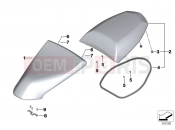 BMW Motorrad BMW 2013 C-Models C evolution (0C03) Bench seat