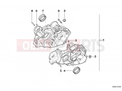 BMW Motorrad BMW 2003 F-Models F 650 97 (0162) Engine housing mounting parts