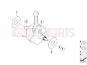 BMW Motorrad BMW 2003 F-Models F 650 97 (0162) Crankshaft/Connecting rod