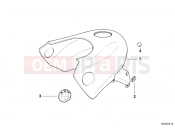 BMW Motorrad BMW 2003 F-Models F 650 97 (0162) Fuel tank trim panel