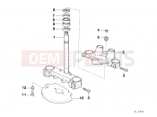 BMW Motorrad BMW 2003 F-Models F 650 97 (0162) Telescope fork bridge