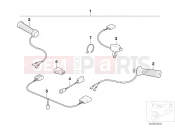 BMW Motorrad BMW 2003 F-Models F 650 97 (0162) Retrofit kit, heated handle