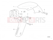 BMW Motorrad BMW 2003 F-Models F 650 97 (0162) Front wheel fender