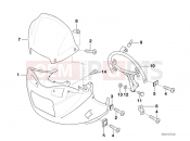 BMW Motorrad BMW 2003 F-Models F 650 97 (0162) Trim panel upper part