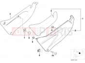 BMW Motorrad BMW 2003 F-Models F 650 97 (0162) Side cover
