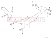 BMW Motorrad BMW 2003 F-Models F 650 97 (0162) Radiator trim