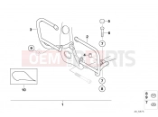 BMW Motorrad BMW 2003 F-Models F 650 97 (0162) Engine protection bar set
