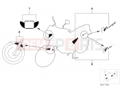 BMW Motorrad BMW 2003 F-Models F 650 97 (0162) Stick-on label