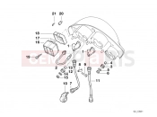 BMW Motorrad BMW 2003 F-Models F 650 97 (0162) Instruments/mounting parts