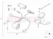 BMW Motorrad BMW 2003 F-Models F 650 97 (0162) Theft alarm, basic unit