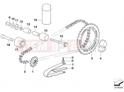 Chain drive - BMW Motorrad F 650 GS 04 (0175,0185) 2003