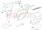 Case, variable / single parts - BMW Motorrad F 650 GS 04 (0175,0185) 2003