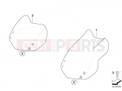 Windshield - BMW Motorrad F 650 GS 04 (0175,0185) 2003