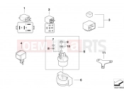 Various relays - BMW Motorrad F 650 GS 04 (0175,0185) 2003