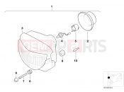 Headlight - BMW Motorrad F 650 GS 04 (0175,0185) 2003
