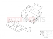 Bracket, officials utility - BMW Motorrad F 650 GS 04 (0175,0185) 2003