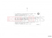 Instruction notice, Payload - BMW Motorrad F 650 GS 04 (0175,0185) 2003