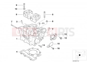 BMW Motorrad BMW 2003 F-Models F 650 CS 02 (0174,0184) Cylinder Head