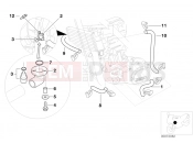 BMW Motorrad BMW 2003 F-Models F 650 CS 02 (0174,0184) Radiator hoses/temperature sensor