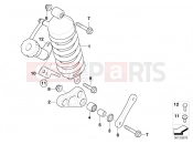 BMW Motorrad BMW 2003 F-Models F 650 CS 02 (0174,0184) Spring strut comfort