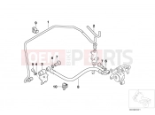 BMW Motorrad BMW 2003 F-Models F 650 CS 02 (0174,0184) Brake pipe, rear, not for ABS