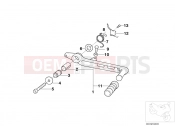BMW Motorrad BMW 2003 F-Models F 650 CS 02 (0174,0184) Brake pedal