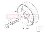 BMW Motorrad BMW 2003 F-Models F 650 CS 02 (0174,0184) Rear wheel
