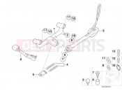 BMW Motorrad BMW 2003 F-Models F 650 CS 02 (0174,0184) Side stand with frame, lower part