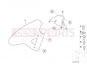 BMW Motorrad BMW 2003 F-Models F 650 CS 02 (0174,0184) Front mudguard