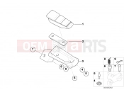 BMW Motorrad BMW 2003 F-Models F 650 CS 02 (0174,0184) Footrest, front