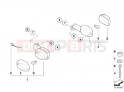 BMW Motorrad BMW 2003 F-Models F 650 CS 02 (0174,0184) Turn indicator