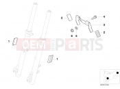 BMW Motorrad BMW 2003 F-Models F 650 CS 02 (0174,0184) License plate bracket US / reflectors