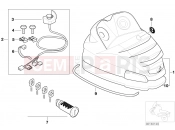 BMW Motorrad BMW 2003 F-Models F 650 CS 02 (0174,0184) Audio system for CD player