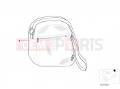 Bag for top case - BMW Motorrad F 650 CS 04 (0177,0187) 2003