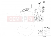 Rear extension arm - BMW Motorrad F 650 CS 04 (0177,0187) 2003