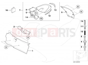 Storing partition cover - BMW Motorrad F 650 CS 04 (0177,0187) 2003