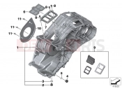 BMW Motorrad BMW 2016 C-Models C 650 GT 16 (0C05, 0C15) Engine housing, rear