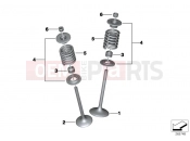BMW Motorrad BMW 2016 C-Models C 650 GT 16 (0C05, 0C15) Valves with springs