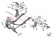 BMW Motorrad BMW 2016 C-Models C 650 GT 16 (0C05, 0C15) Main frame