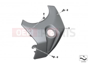 BMW Motorrad BMW 2016 C-Models C 650 GT 16 (0C05, 0C15) Center fairing panel