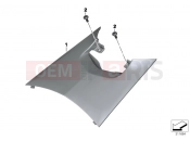 BMW Motorrad BMW 2016 C-Models C 650 GT 16 (0C05, 0C15) Center cover