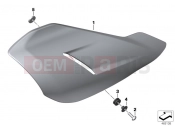BMW Motorrad BMW 2016 C-Models C 650 GT 16 (0C05, 0C15) Trim for end muffler