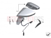BMW Motorrad BMW 2016 C-Models C 650 GT 16 (0C05, 0C15) Mirror SVA