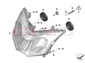 BMW Motorrad BMW 2016 C-Models C 650 GT 16 (0C05, 0C15) Headlight