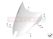 BMW Motorrad BMW 2014 C-Models C evolution (0C03) Windshield