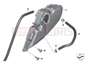 BMW Motorrad BMW 2012 S models HP4 (0D01, 0D11) Expansion tank
